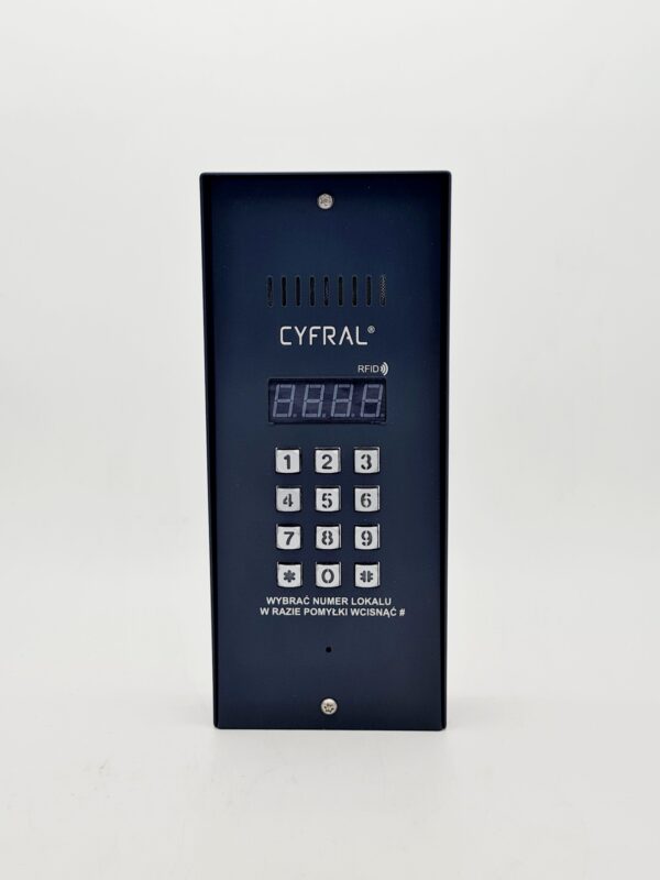 Fonolukupaneel CYFRAL-VIZIT PC-3000R tume